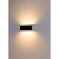 Blokk Black Up & Down LED Wall Light