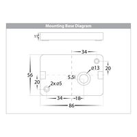 Essil White Up & Down LED Wall Light