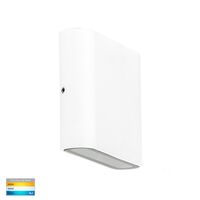 Lisse White Up & Down TRI Colour LED Wall Light