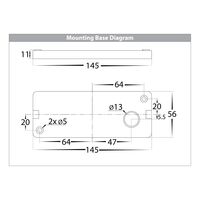 Essil Black Up & Down LED Wall Light