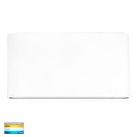 Lisse White Up & Down TRI Colour LED Wall Light