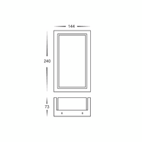 Nepean White LED Wall Light