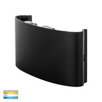 Maro Black Up & Down TRI Colour LED Wall Light