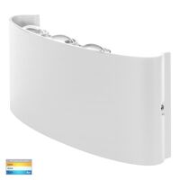 Maro White Up & Down TRI Colour LED Wall Light