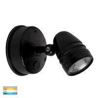 Focus Polycarbonate Black Single Adjustable Spot Light