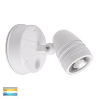 Focus Polycarbonate White Single Adjustable Spot Light With Sensor