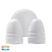 Focus Polycarbonate White Double Adjustable Spot Light