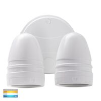 Focus Polycarbonate White Double Adjustable Spot Light With Sensor