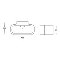 Concept White Aluminium LED Wall Light