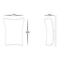 Aurora Plaster LED Wall Light