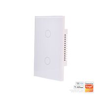 Wifi Two Gang White Wall Switch