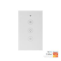 Wifi Single Gang White Dimmer Wall Switch