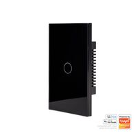 Wifi Single Gang Black Wall Switch