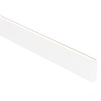 White Side Mounted Aluminium Profile