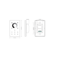 Single Coloured Zigbee LED Touch Panel