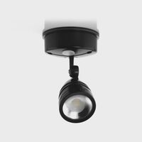 Focus Polycarbonate Black Single Adjustable Spot Light With Sensor