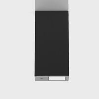 Veldi Black Square TRI Colour Up & Down Wall Light