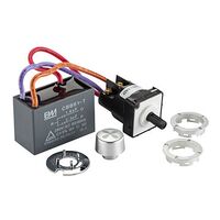 Saturn Series, Fan Speed Controller Mechanism, 3 Speed, 75VA, 250VAC