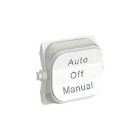 Clipsal Iconic, Rocker Toggle, 3-Position Marked SON-AOM-UOD, 3 Pack - Vivid White