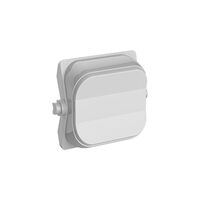Clipsal Iconic, Rocker Toggle, 3-Position Blank - Cool Grey