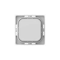 Clipsal Iconic, push-button Assembly, Blank, 5 Pack - Cool Grey
