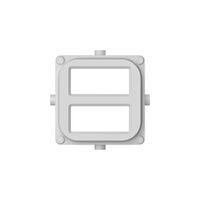 Clipsal Iconic, USB Mechanism Cap, Dual USB Charger, 5 Pack - Cool Grey