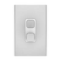 Clipsal Iconic, Styl Switch Plate Skin, Vertical/Horizontal, COOKER, 45A - Silver
