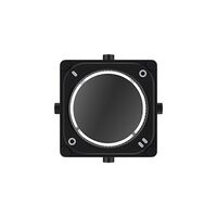 Clipsal Iconic, Styl Knob Kit, Rotary, Off-1-Off-2 - Silver Shadow