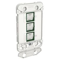 Clipsal Iconic, Gridplate and Mechanism, 3 Gang, 230/240V, 10AX