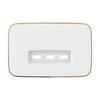Clipsal Iconic, Essence USB Charging Station Skin, 3 Gang - Arctic White