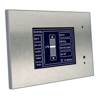 C-Bus Control and Management System, Black and White MKII Touch Screens, Stainless Steel Fascia, BandW Screen