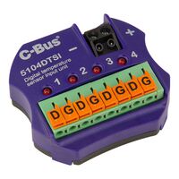 C-Bus Control and Management System, Digital Temperature Sensor Input Unit, 4 Channel