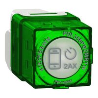 Clipsal Iconic, Wiser Connected Smart Switch, BLE Default Mode, 2AX, 240 - Vivid White