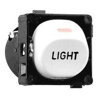 30 Series, Switch Mechanisms, 10A Mechanisms - Marked, LIGHT - Black