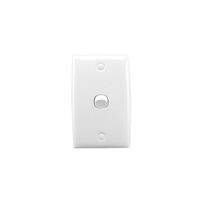 Standard Series, Flush Switch, 1 Gang, 250VAC, 10A, Standard, Vertical, PTN - White Electric