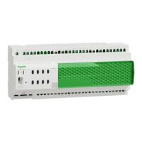 SpaceLogic C-Bus, Dimmer, 8 channel, 1A per channel, DIN rail mount, inbuilt switchable C-Bus power supply, white