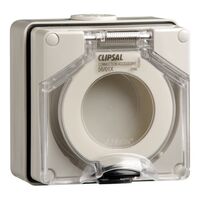 Clipsal - 56 Series, Computer Surface Module, IP66, Computer accessory with Blank plate - Grey
