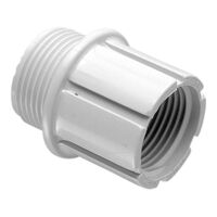 Clipsal - Cable Management, PG/Metric Screwed Converter, PVC, Male PG 16 Female 20mm - Grey