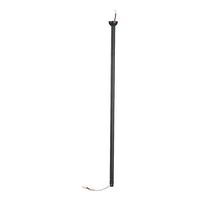 Airflow, Caloundra Downrod Extension, 900mm - Anthracite