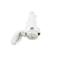 Clipsal - 56 Series, Pendant Outlet, 250V, 10A, 3 Flat PIN, 2 Pole - Resistant White Electric