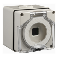 Clipsal - 56 Series, 40 Module Adaptor, 1 Aperture - Grey