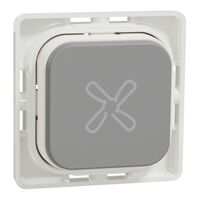 Clipsal Iconic, push-button Assembly, Fan - Cool Grey