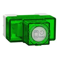 Clipsal Iconic, Wiser Connected Smart Switch, Zigbee Default Mode, ControlLink, 10X, 240V - Vivid White