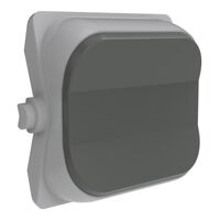 Clipsal Iconic, Rocker Toggle, 3-Position Blank - Ash Grey