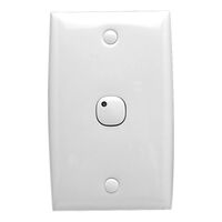 Standard Series, Time Delay Switch, 1 Gang, 250V, 10A, 254min, 2 Wire - White Electric