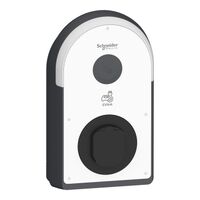 EVlink Pro AC, Charging station, AC Metal, 22kW, 32A, 3P+N, T2S socket-outlet, RDC-DD 6mA, MNx aux.