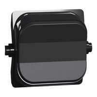 Clipsal Iconic, Rocker Toggle, 3-Position Blank - Extra Black
