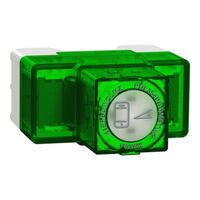 Clipsal Iconic, Wiser Connected Smart Dimmer, Zigbee Default Mode, ControlLink, 300W, 240V - Vivid White