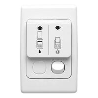 2000 Series, Room Access Card Operated Switch, 250VAC, 1 x 16A/2 x 10A, with Neon Indicator - White Electric