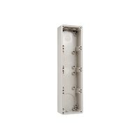 Clipsal - 56 Series, Mounting Back Box, in Line, 4 Gang, 63x101x391mm, Vertical - Grey